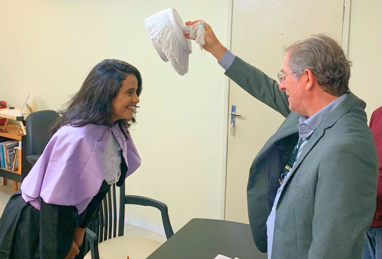 Stheffanie ingressou na graduação no campus Maceió no semestre 2019.1 e, pouco tempo depois, se viu diante da nova realidade estabelecida pela pandemia da Covid-19
