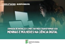 As atividades da Jornada de Inovação ocorrerão nos dias 22 e 23 de setembro de 2026 e serão divididas em duas etapas simultâneas