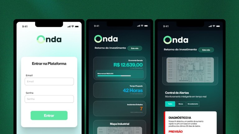 Software desenvolvido para monitorar a qualidade da água dispersa por indústrias