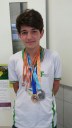 Só neste ano Leonardo Marinho obteve várias medalhas.
