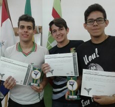 Alunos premiados na Olimpíada Alagoana e MatExpo.