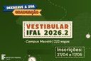 Ifal Maceió abre inscrições para 222 vagas em cursos superiores