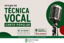 Ifal Maceió abre inscrições para Oficina de Canto Popular