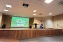 Evento foi aberto com apresentação do servidor Sérgio Corrêa
