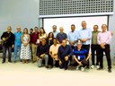 Equipe do Ifal e familiares do professor Jorge Henrique Xavier Barreto  em solenidade de inauguração