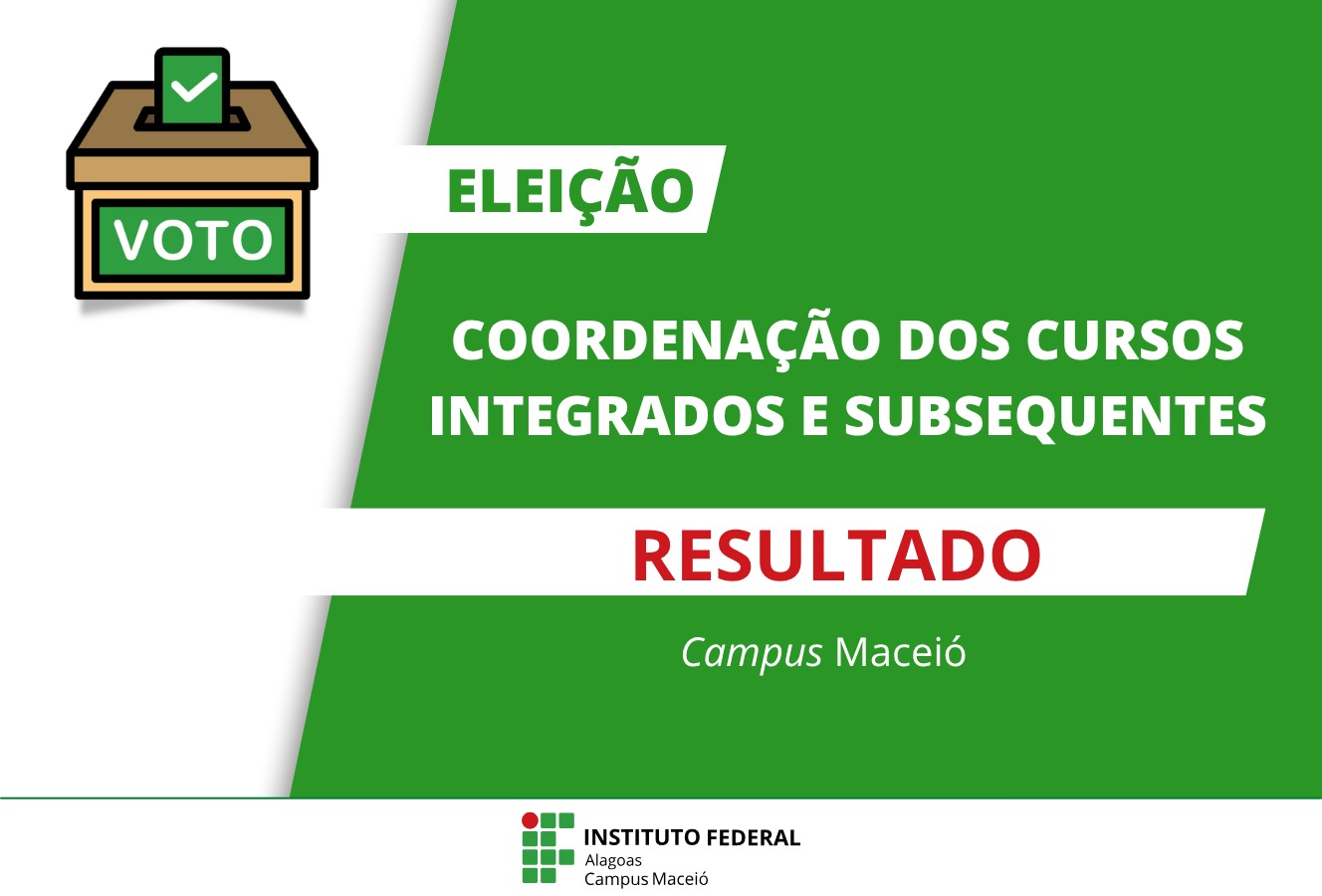 Ifal Maceió divulga resultado de eleições para coornedador de cursos