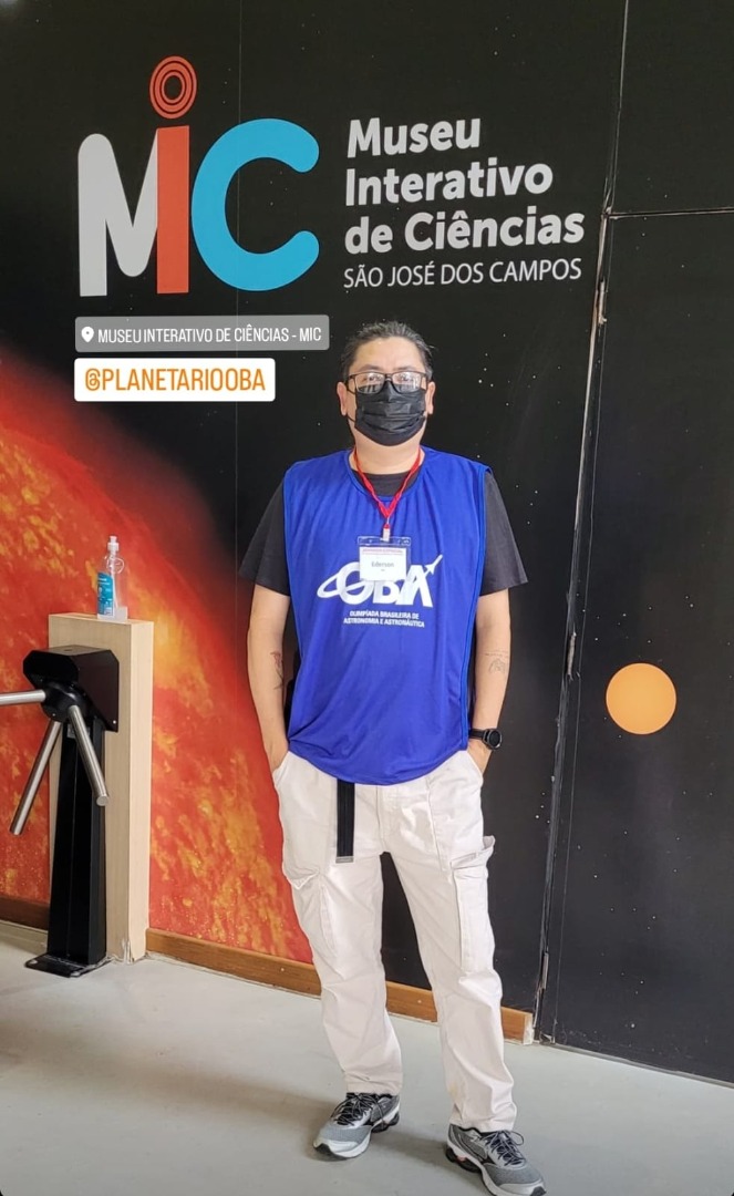 O Professor Ederson Matsumoto (Física) esteve em São José dos Campos/SP, com o aluno do Curso Técnico em Química, Welbert da Silva