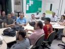 Reunião de docentes envolvidos no Projeto Pedagógico do Curso de Engenharia Civil.