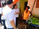 Vendendora de hortaliças da comunidade vê nova oportunidade em curso ofertado pelo Mulheres Mil/Ifal.