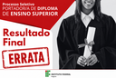 Ifal Maceió publica correção de resultado do processo seletivo para Portador de Diploma