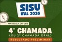 Ifal Maceió publica resultado preliminar das matrículas da quarta chamada do Sisu