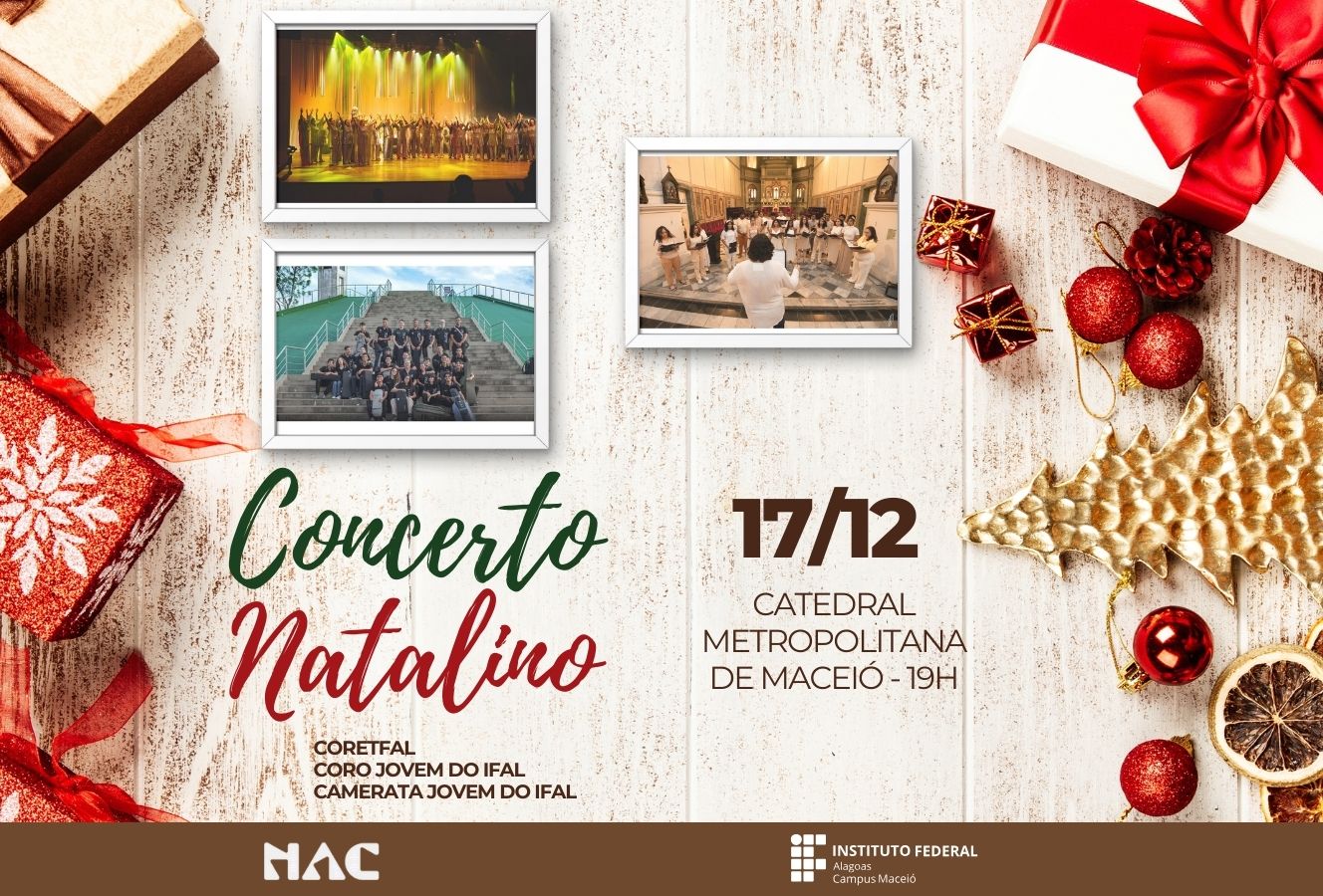 Ifal Maceió realiza Concerto de Natal na Catedral Metropolitana