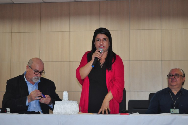 A reitoria em exercício Cledilma Costa destacou o Ifal como Instituição que promove educação pública, gratuita e de qualidade referenciada socialmente