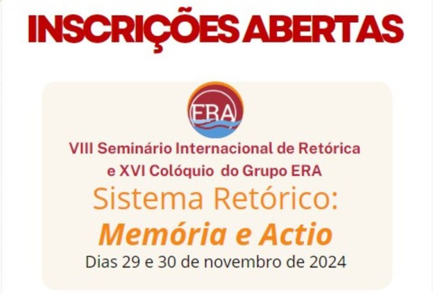 Ifal será sede de evento de Retórica: Memoria e Actio em Foco no Colóquio do Grupo ERA