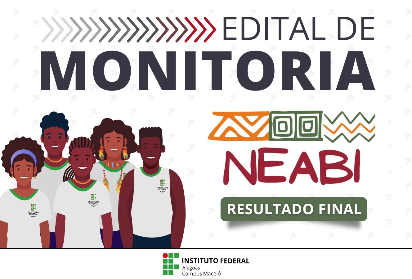 Neabi publica resultado final da monitoria do Neabi