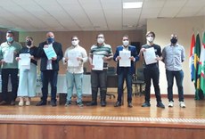 Membros do Concamp foram empossados no auditório Oscar Sátyro nesta terça-feira (26/10)