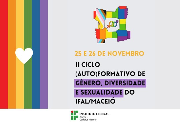 Nugedis abre inscrições para II Ciclo (Auto)Formativo de Gênero, Diversidade e Sexualidade