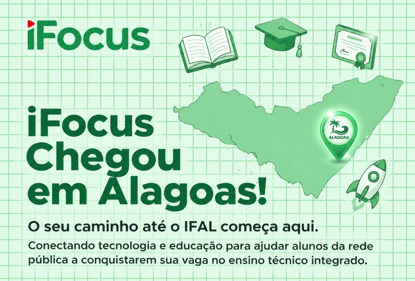 Plataforma gratuita IFocus oferece simulados, videoaulas e acompanhamento para apoiar estudantes na preparação para o processo seletivo