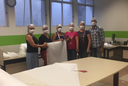 Equipe envolvida na produção de máscara reúne técnicos e professores do campus Maceió