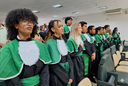 Discentes de Agroecologia em noite de certificação