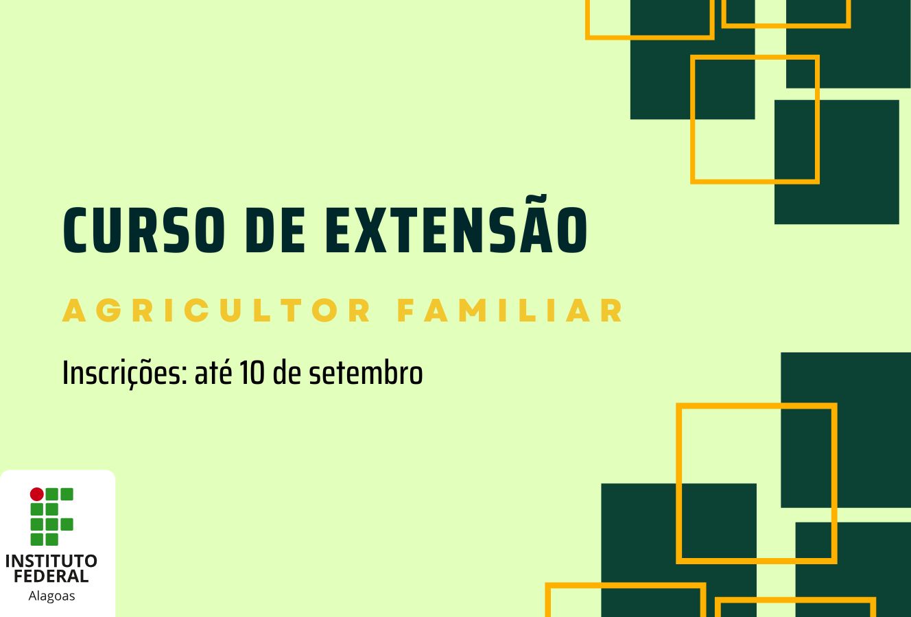 Curso de extensão em Agricultor Familiar