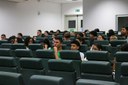 Estudantes de Agroecologia participaram do evento no auditório