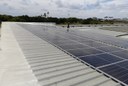 Painel solar instalado no Ifal