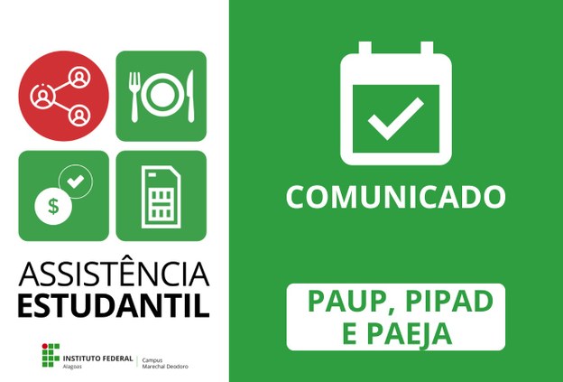 Alunos com pedidos deferidos para auxílios estudantis devem enviar dados bancários e termo de compromisso