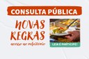 Banner novas regras refeitório