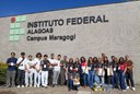 Comitiva do Campus Marechal na Erbase em Maragogi
