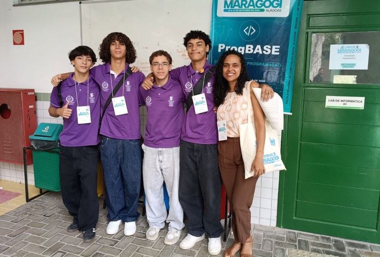 Estudantes de Marechal no Campus Maragogi