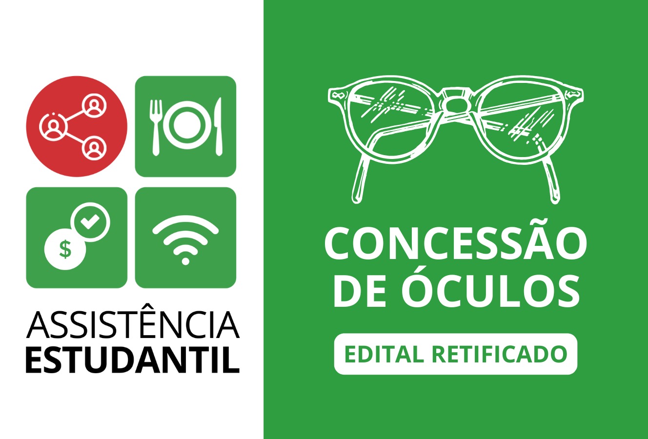 Campus Marechal Deodoro retifica edital do PAAE para concessão de óculos corretivos