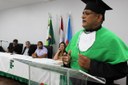 Orador da turma matutina, Fernando dos Santos, citou parábola da semente
