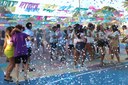 Festa de cores e músicas foi organizada pelo Grêmio Estudantil