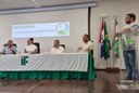 Mesa de honra dá boas-vindas aos estudantes