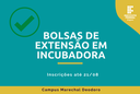 Inscrições abertas para bolsas de extensão em incubadora do Campus Marechal