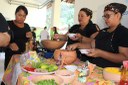 Estudantes de Cozinha da EJA fizeram pratos com influências quilombolas na Semana da Consciência Negra.