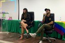 Palestra sobre diversidade, com Mel Falcão