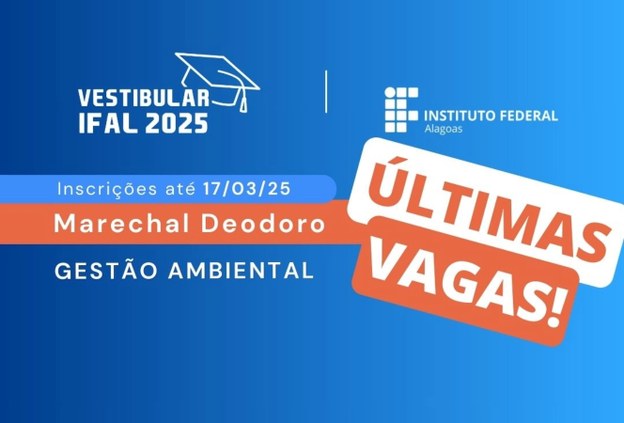 Últimos dias: vagas gratuitas no curso superior em Gestão Ambiental do Campus Marechal
