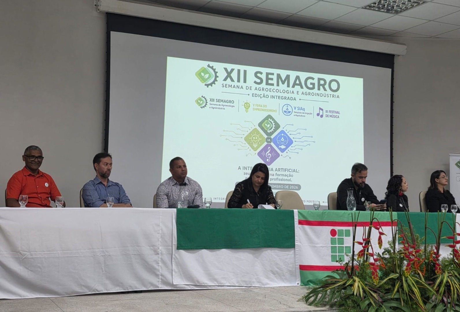 Abertura da 12ª Semana de Agroecologia e Agroindústria (Semagro 2026) no Campus Murici do Ifal
