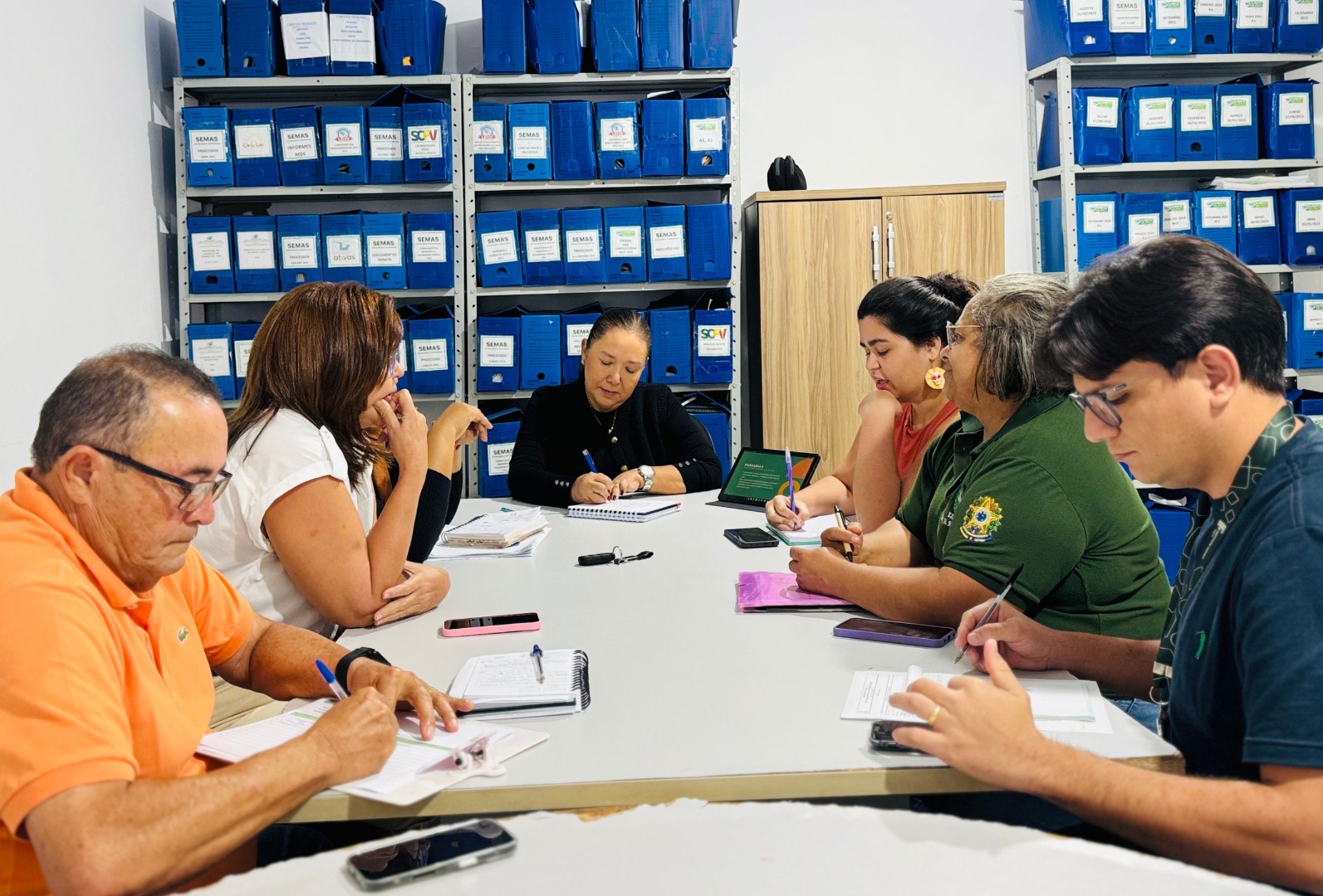 Reunião ocorrida na quarta-feira, dia 23