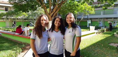 Além de Vitória, as alunas do campus Arapiraca Graziely Farias e Letícia dos Santos