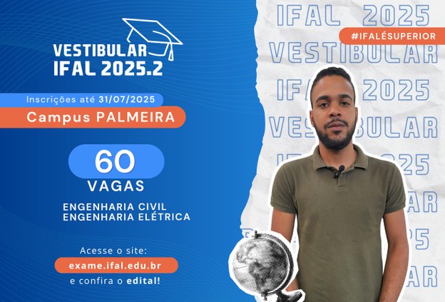 Campus Palmeira dos Índios abre 60 vagas para graduações de Engenharia