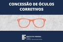 Convocação de candidatos à concessão de óculos corretivos 