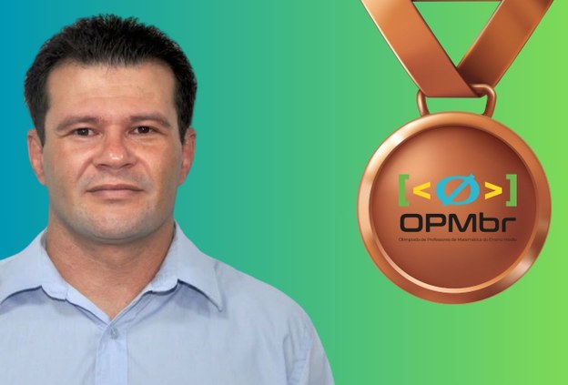 Docente do Ifal Palmeira dos Índios conquista medalha de bronze na Olimpíada Brasileira dos Professores de Matemática