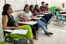 Atividade em sala de aula aconteceu em parceria com as professoras da disciplina de Biologia e alcançou todas as turmas dos cursos técnicos integrados.