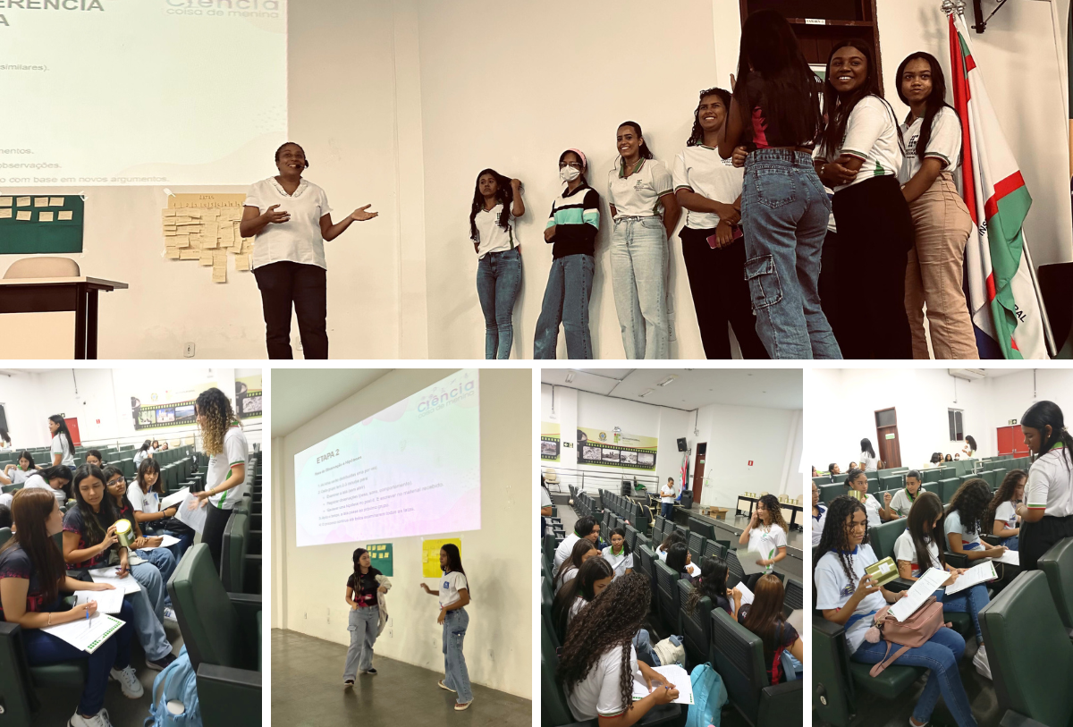 1ª OFICINA - PROJETO "CIÊNCIA, COISA DE MENINA"