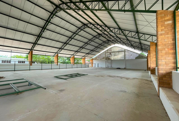 Construção do ginásio poliesportivo do Ifal Penedo entra na fase final de obras