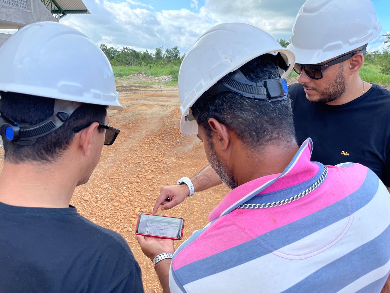 Construção do ginásio do Campus Penedo