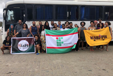 Comitiva do Ifal que marcou presença no 7º Enneabi contou com 29 pessoas, entre estudantes e servidores de oito campi e da reitoria.